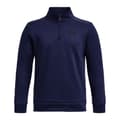 Miniatyrbillede 1 af 2: Under Armour Armour Fleece Halv Lynlås Sweatshirt Blå 18-20 Years