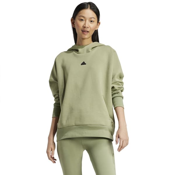 Adidas Z.n.e. Overhead Hættetrøje Grøn S / Regular Kvinde