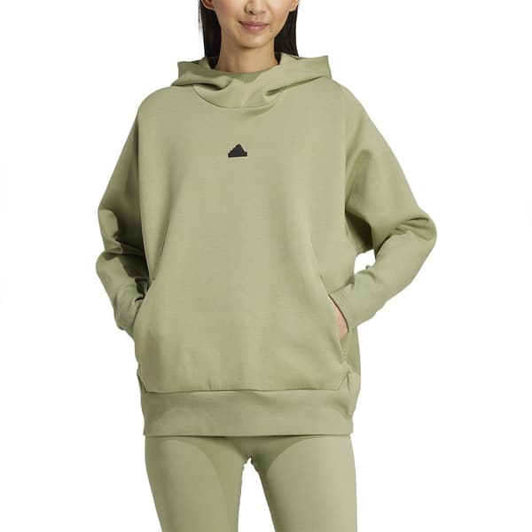 Adidas Z.n.e. Overhead Huppari Vihreä S / Regular Nainen