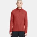 Pikkukuva 1 / 4: Under Armour Tech Textured Puoli Vetoketjullinen Pitkähihainen T-paita Oranssi M Mies