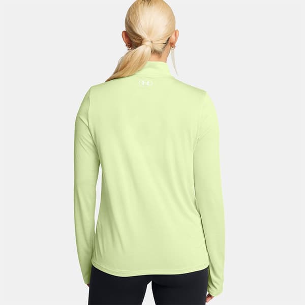 Under Armour Tech Twist Halv Lynlås Sweatshirt Grøn M Kvinde