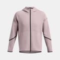 Pikkukuva 3 / 5: Under Armour Unstoppable Fleece Textured Kokovetoketjullinen Collegepaita Beige M / Regular Mies