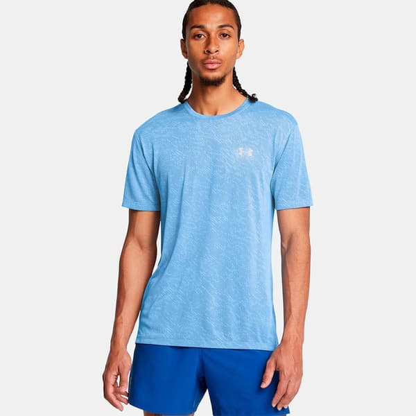 Under Armour Launch Camo T-shirt Med Korta ärmar Blå XS Man