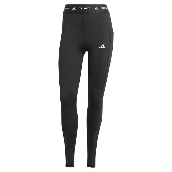 Adidas Techfit Stash Pocket Leggings Svart XL Kvinna
