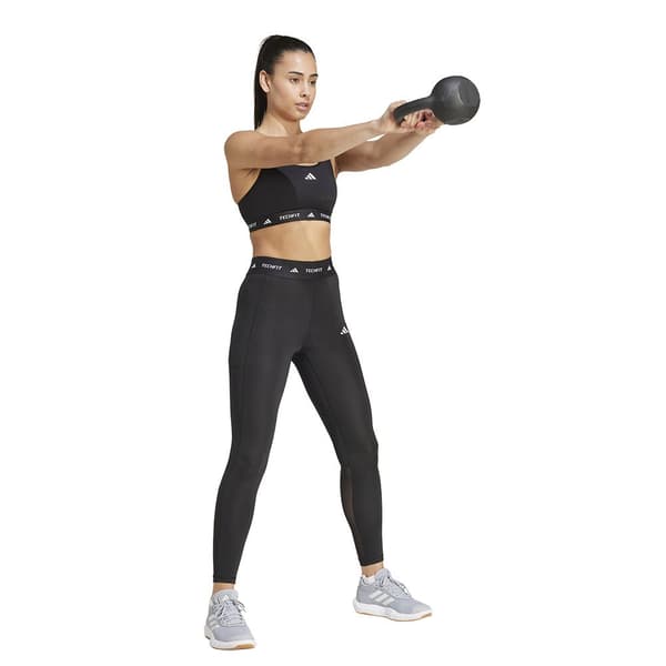 Adidas Techfit Stash Pocket Leggings Svart XL Kvinna