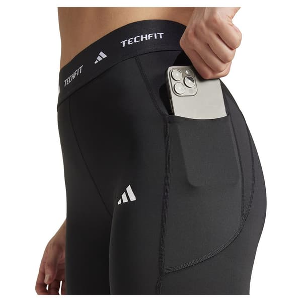Adidas Techfit Stash Pocket Leggings Svart XL Kvinna