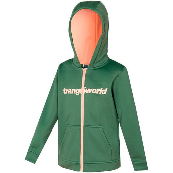 Trangoworld Oby Junior Sweatshirt Med Dragkedja Grönt 4 Years Pojke