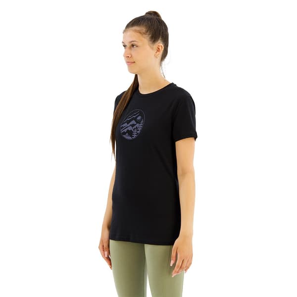 Icebreaker Merino 150 Tech Lite Iii Camping Circle Lyhythihainen T-paita Musta XS Nainen