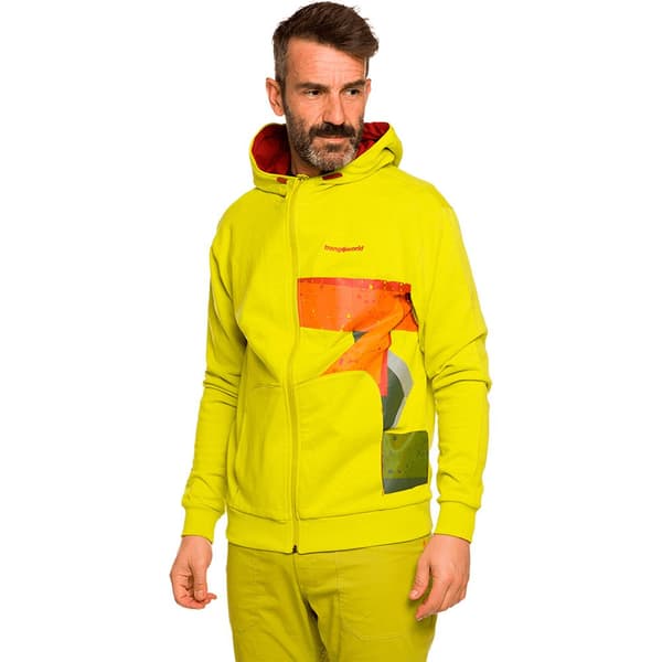 Trangoworld Bigz Sweatshirt Med Dragkedja Grönt L Man