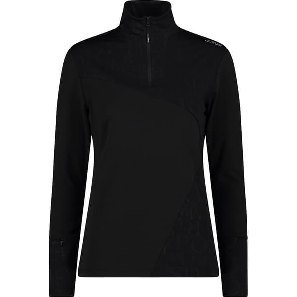 Cmp 33n2786 T-shirt Med Lange ærmer Sort L Kvinde