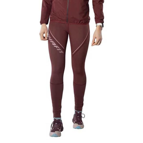 Dynafit Winter Running Leggings Röd XL Kvinna