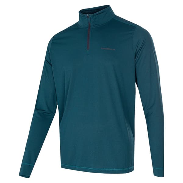 Trangoworld Pullover Lojsta Tröja Med Halv Dragkedja Blå M Man