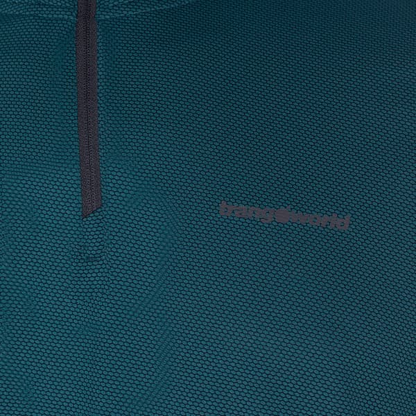 Trangoworld Pullover Lojsta Tröja Med Halv Dragkedja Blå M Man