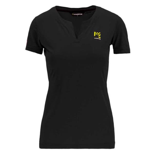 Karpos K-performance T-shirt Med Korta ärmar Svart S Kvinna