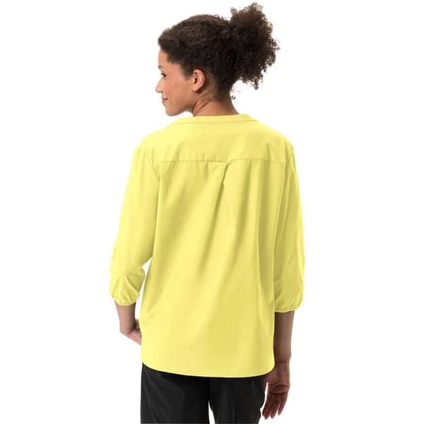 Vaude Skomer Ii T-shirt Med 3/4 ärm Gul 36 Kvinna