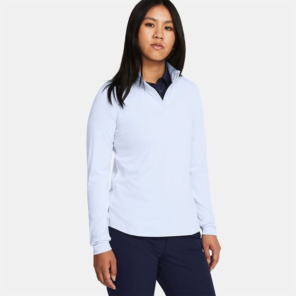 Under Armour Golf Playoff Tröja Med Halv Dragkedja Vit XS