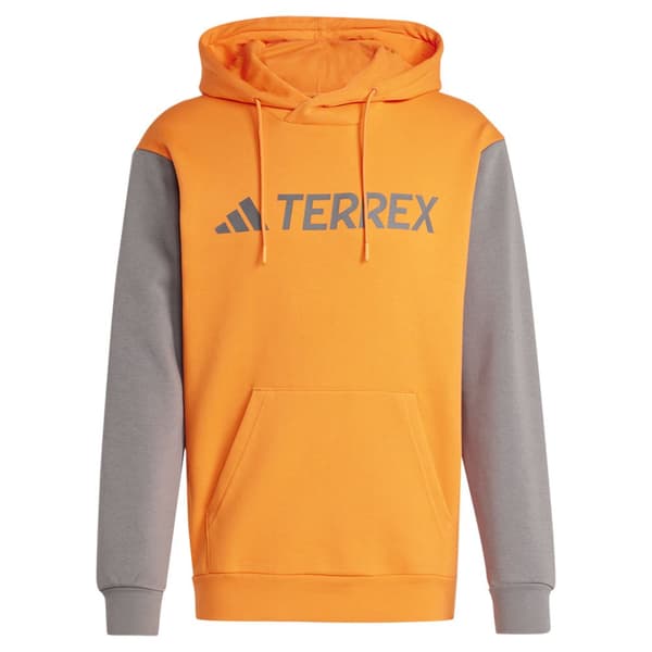 Adidas Mt L Logo Hættetrøje Orange L Mand