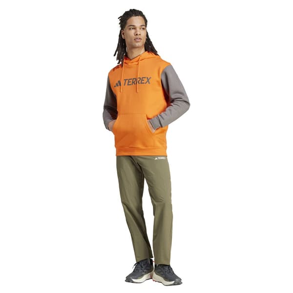 Adidas Mt L Logo Hættetrøje Orange L Mand