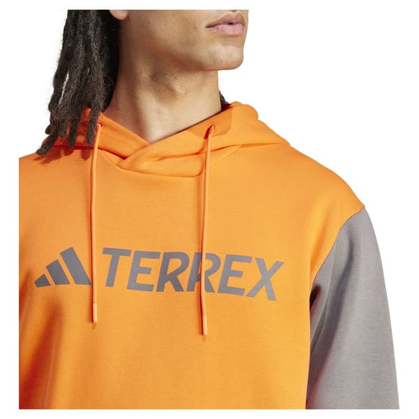 Adidas Mt L Logo Hættetrøje Orange L Mand