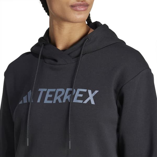 Adidas Terrex Multi Large Logo Tröja Med Huva Svart M Kvinna