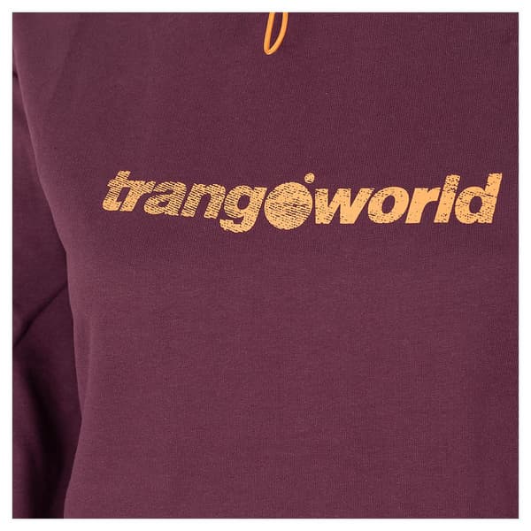 Trangoworld Sousa Nt Tröja Med Huva Lila L Kvinna