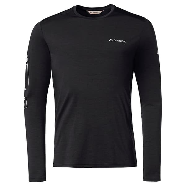 Vaude Monviso T-shirt Med Lång ärm Svart 2XL Man