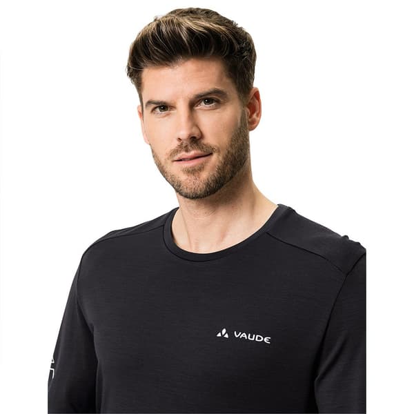 Vaude Monviso T-shirt Med Lång ärm Svart 2XL Man