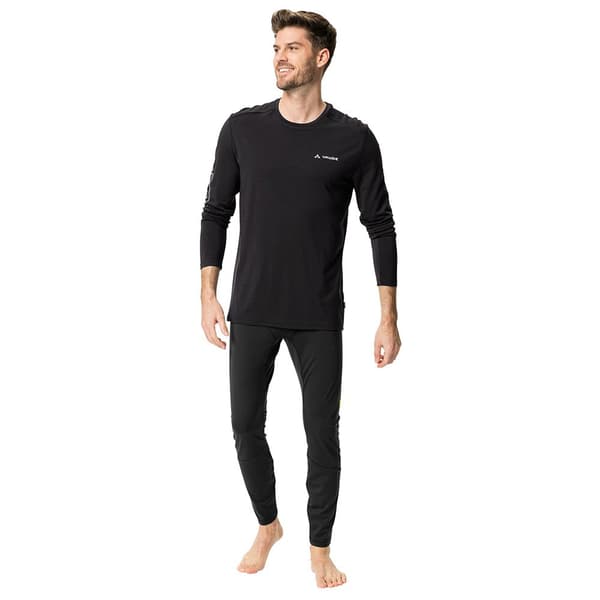 Vaude Monviso T-shirt Med Lång ärm Svart 2XL Man