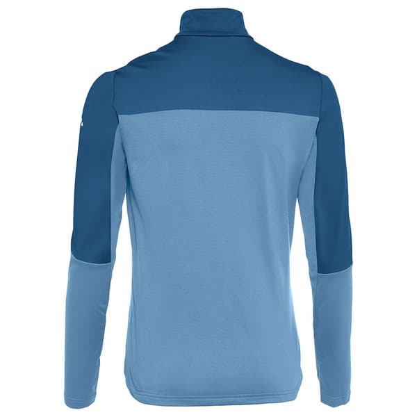 Vaude Livigno Ii Halv Dragkedja Långärmad T-shirt Blå 40 Kvinna
