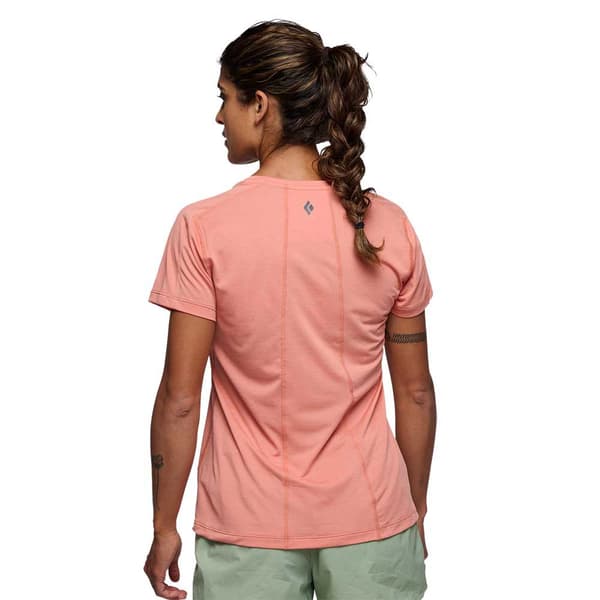 Black Diamond Lightwire Tech T-shirt Med Korte ærmer Orange M Kvinde
