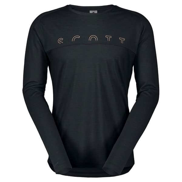 Scott Defined Merino T-shirt Med Lång ärm Svart 2XL Man