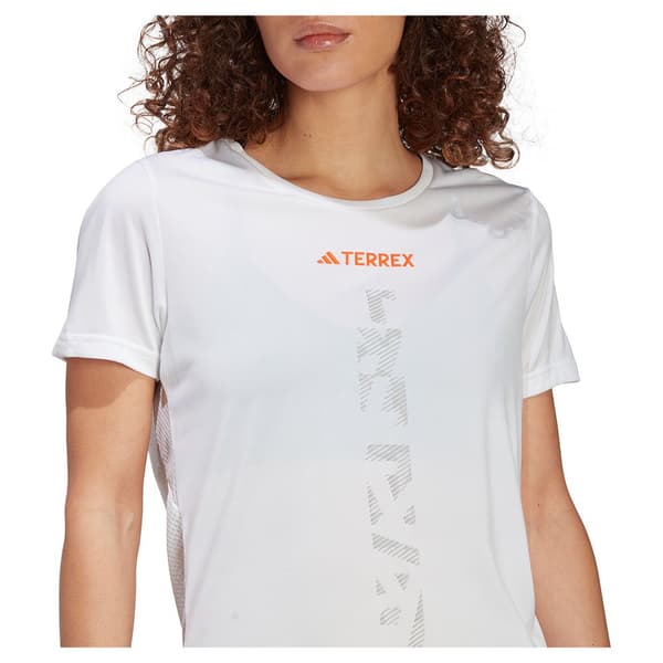 Adidas Agr T-shirt Med Korte ærmer Hvid XS Kvinde