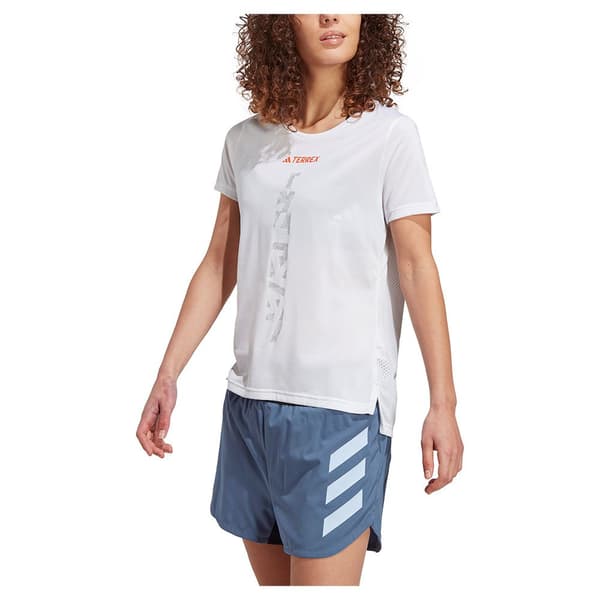 Adidas Agr T-shirt Med Korta ärmar Vit XS Kvinna