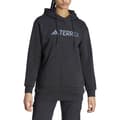 Miniatyrbillede 1 af 6: Adidas Terrex Multi Large Logo Hættetrøje Sort L Kvinde