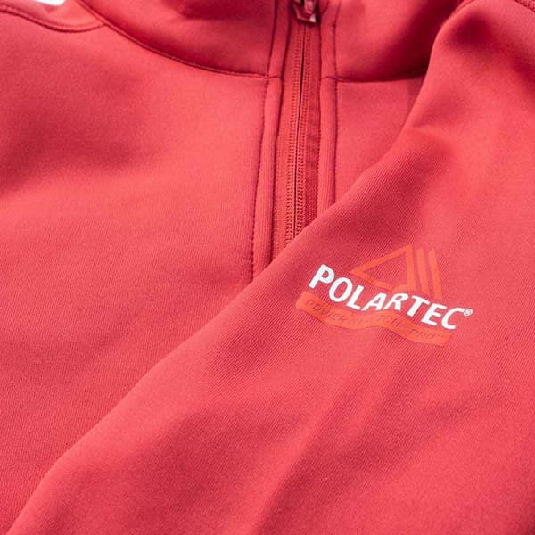 Elbrus Emino Polartec Sweatshirt Med Lynlås Rød L Kvinde