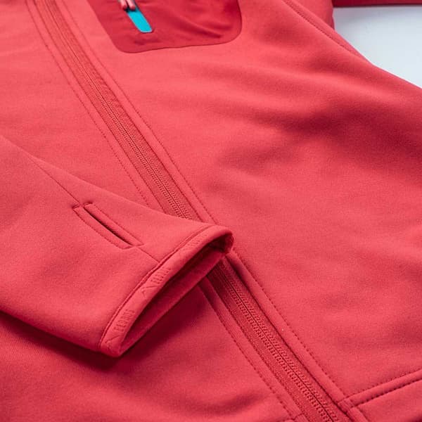 Elbrus Emino Polartec Sweatshirt Med Lynlås Rød L Kvinde