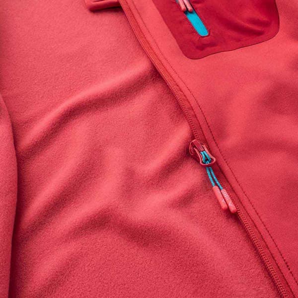 Elbrus Emino Polartec Sweatshirt Med Lynlås Rød L Kvinde