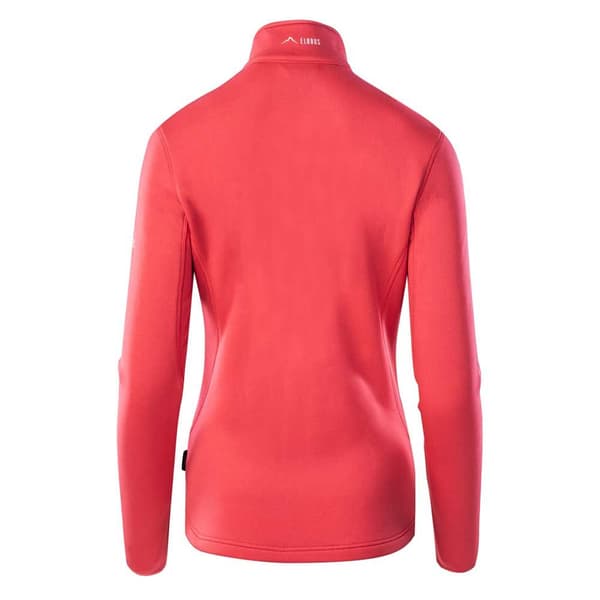 Elbrus Emino Polartec Sweatshirt Med Lynlås Rød L Kvinde