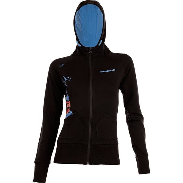 Trangoworld Serenity Sweatshirt Med Lynlås Sort L Kvinde