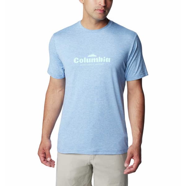 Columbia Kwick Hike™ T-shirt Med Korte ærmer Blå M Mand