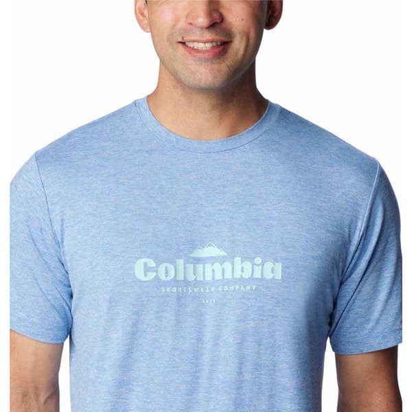 Columbia Kwick Hike™ T-shirt Med Korte ærmer Blå M Mand