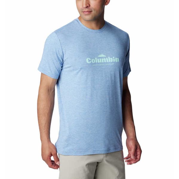 Columbia Kwick Hike™ T-shirt Med Korte ærmer Blå M Mand