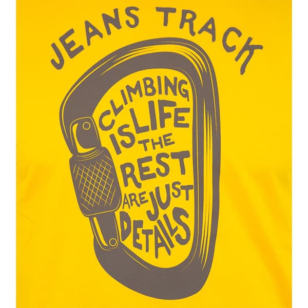 Jeanstrack Presa T-shirt Med Korta ärmar Gul XL Man
