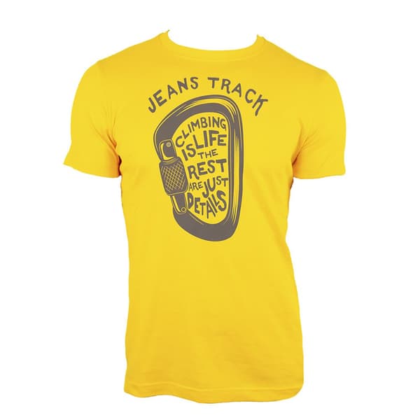 Jeanstrack Presa T-shirt Med Korta ärmar Gul XL Man