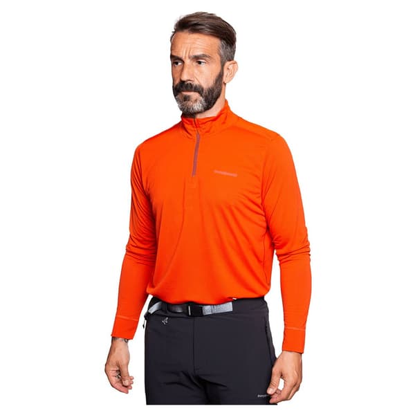 Trangoworld Pullover Lojsta Tröja Med Halv Dragkedja Orange L Man