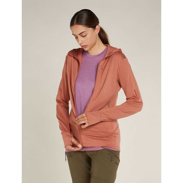 Icebreaker Merino 150 Tech Lite Iii T-shirt Med Korte ærmer Lilla M Kvinde
