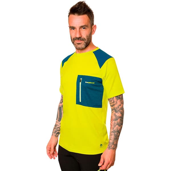 Trangoworld Trx2 Pro T-shirt Med Korta ärmar Gul,Blå M Man