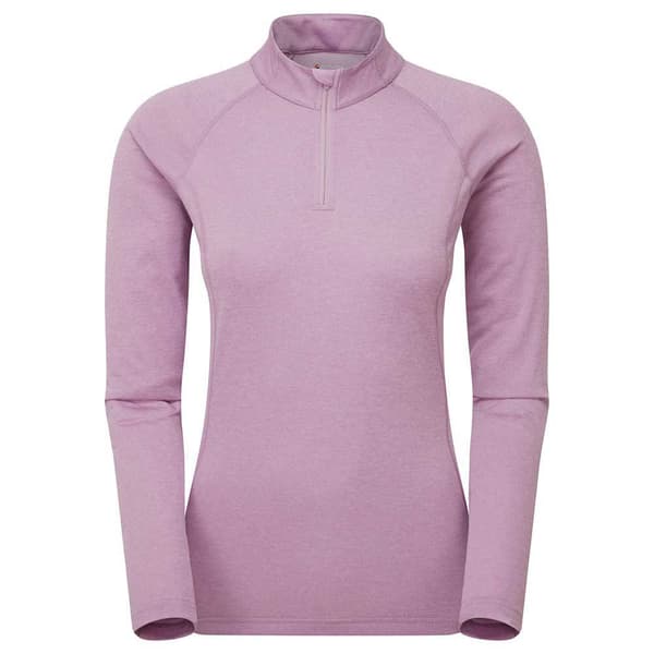 Montane Dart Puoli Vetoketjullinen Pitkähihainen T-paita Violetti M Nainen