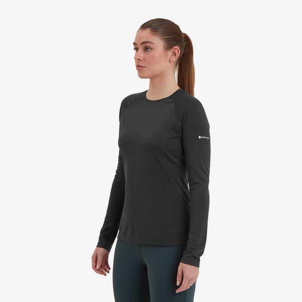 Montane Dart T-shirt Med Lång ärm Svart S Kvinna