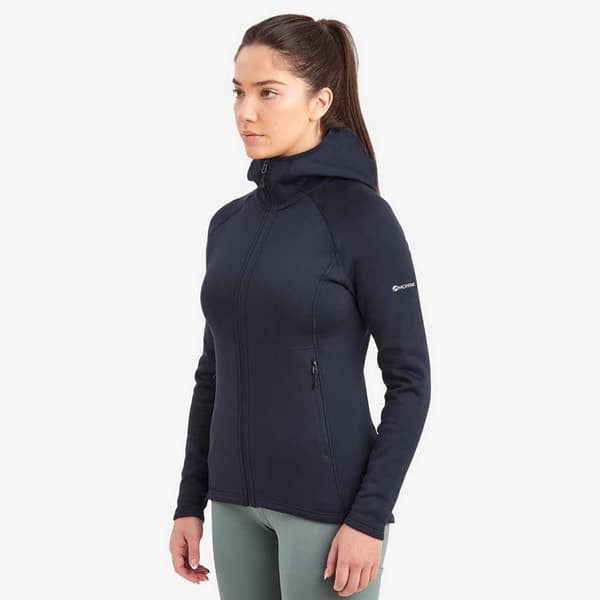 Montane Fury Tröja Med Huva Blå M Kvinna